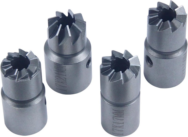 UTMALL 5Pcs Diesel Injector Seat & Cleaner Carbon Remover Seat Tools Cutter Milling Cutter Set Universal Car Tool Injector Remover - Image 5